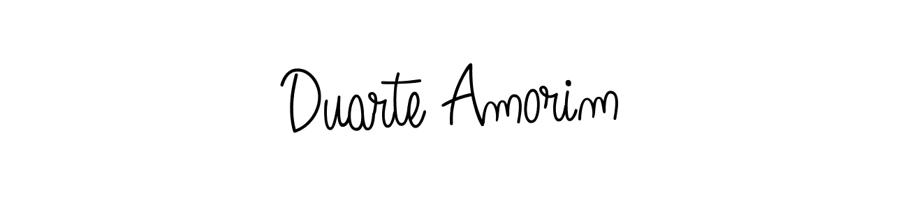 Duarte Amorim stylish signature style. Best Handwritten Sign (Angelique-Rose-font-FFP) for my name. Handwritten Signature Collection Ideas for my name Duarte Amorim. Duarte Amorim signature style 5 images and pictures png