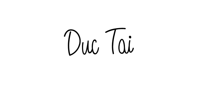 How to make Duc Tai signature? Angelique-Rose-font-FFP is a professional autograph style. Create handwritten signature for Duc Tai name. Duc Tai signature style 5 images and pictures png