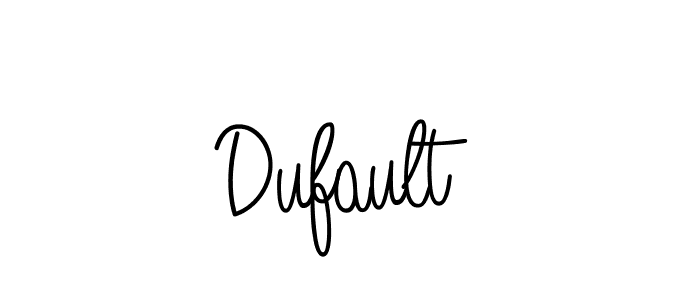 How to Draw Dufault signature style? Angelique-Rose-font-FFP is a latest design signature styles for name Dufault. Dufault signature style 5 images and pictures png