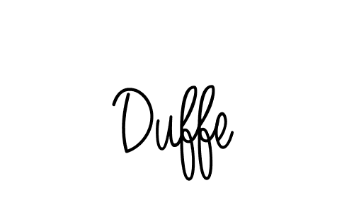 Design your own signature with our free online signature maker. With this signature software, you can create a handwritten (Angelique-Rose-font-FFP) signature for name Duffe. Duffe signature style 5 images and pictures png