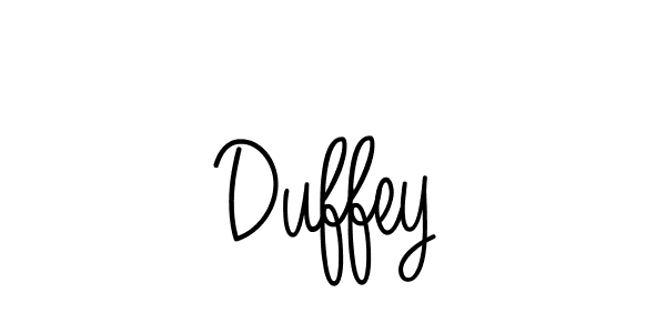 How to make Duffey name signature. Use Angelique-Rose-font-FFP style for creating short signs online. This is the latest handwritten sign. Duffey signature style 5 images and pictures png