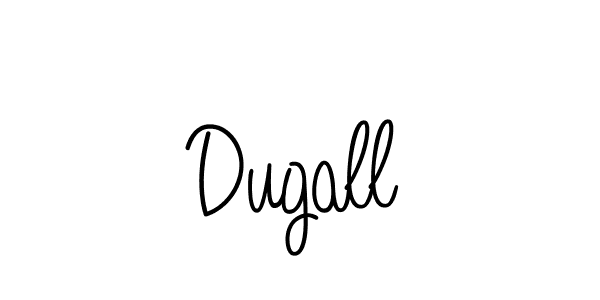 Make a beautiful signature design for name Dugall. With this signature (Angelique-Rose-font-FFP) style, you can create a handwritten signature for free. Dugall signature style 5 images and pictures png