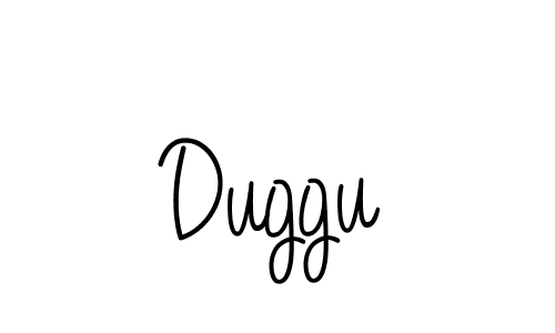How to make Duggu signature? Angelique-Rose-font-FFP is a professional autograph style. Create handwritten signature for Duggu name. Duggu signature style 5 images and pictures png