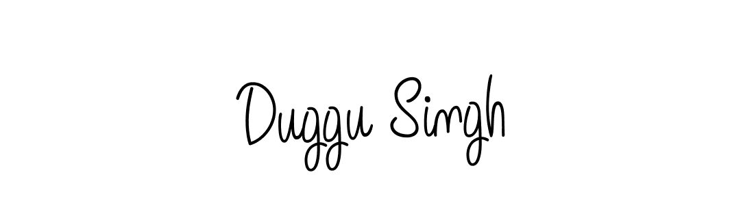 How to Draw Duggu Singh signature style? Angelique-Rose-font-FFP is a latest design signature styles for name Duggu Singh. Duggu Singh signature style 5 images and pictures png