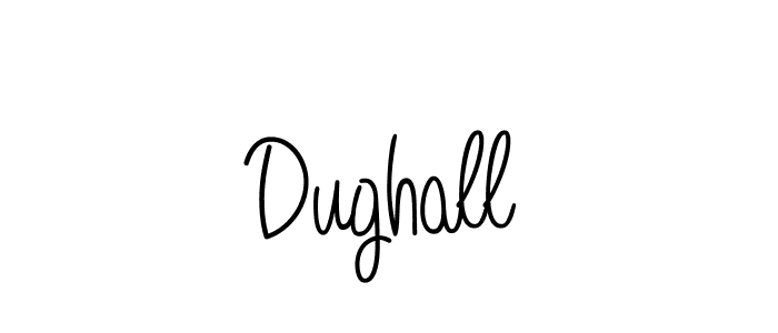 Make a beautiful signature design for name Dughall. With this signature (Angelique-Rose-font-FFP) style, you can create a handwritten signature for free. Dughall signature style 5 images and pictures png