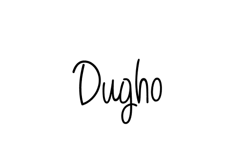 How to make Dugho name signature. Use Angelique-Rose-font-FFP style for creating short signs online. This is the latest handwritten sign. Dugho signature style 5 images and pictures png