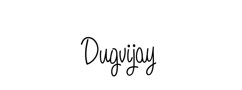 How to make Dugvijay signature? Angelique-Rose-font-FFP is a professional autograph style. Create handwritten signature for Dugvijay name. Dugvijay signature style 5 images and pictures png