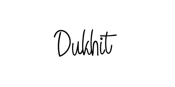 Also we have Dukhit name is the best signature style. Create professional handwritten signature collection using Angelique-Rose-font-FFP autograph style. Dukhit signature style 5 images and pictures png