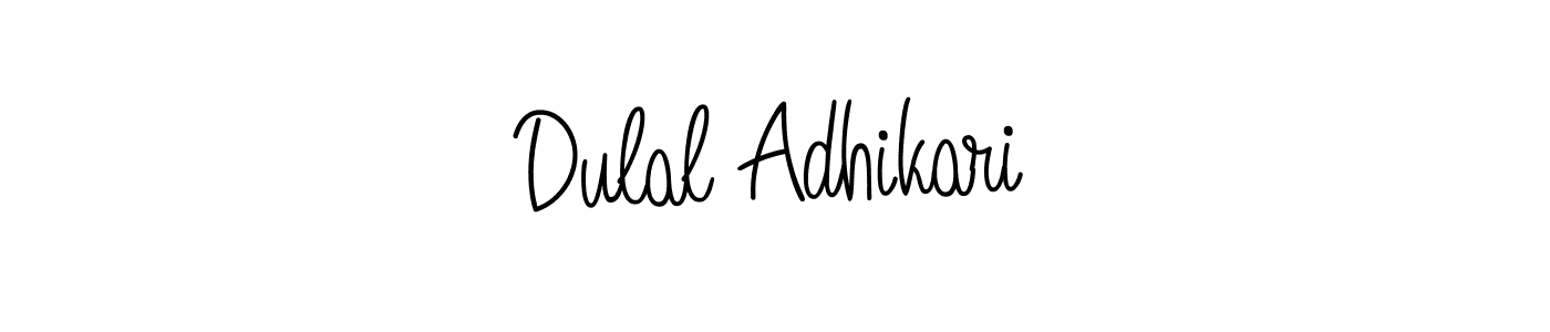 You can use this online signature creator to create a handwritten signature for the name Dulal Adhikari. This is the best online autograph maker. Dulal Adhikari signature style 5 images and pictures png