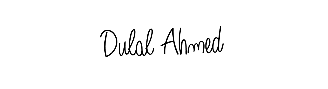 How to make Dulal Ahmed signature? Angelique-Rose-font-FFP is a professional autograph style. Create handwritten signature for Dulal Ahmed name. Dulal Ahmed signature style 5 images and pictures png