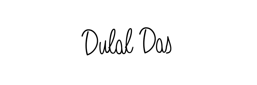 The best way (Angelique-Rose-font-FFP) to make a short signature is to pick only two or three words in your name. The name Dulal Das include a total of six letters. For converting this name. Dulal Das signature style 5 images and pictures png