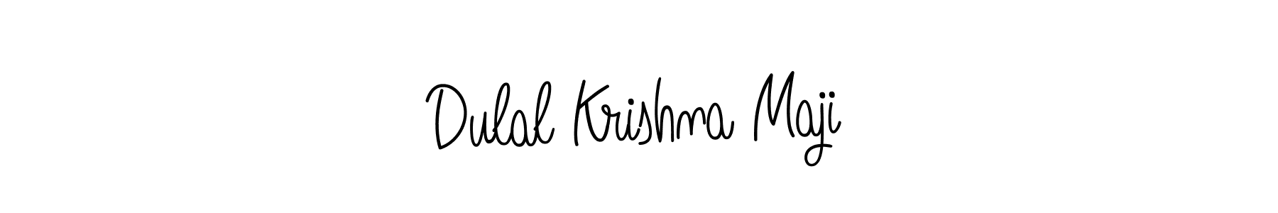 Once you've used our free online signature maker to create your best signature Angelique-Rose-font-FFP style, it's time to enjoy all of the benefits that Dulal Krishna Maji name signing documents. Dulal Krishna Maji signature style 5 images and pictures png