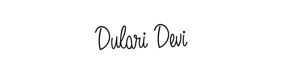 How to Draw Dulari Devi signature style? Angelique-Rose-font-FFP is a latest design signature styles for name Dulari Devi. Dulari Devi signature style 5 images and pictures png