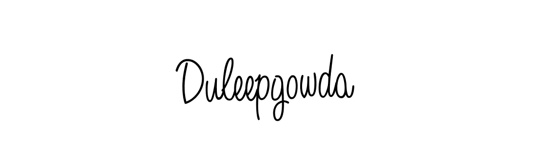 It looks lik you need a new signature style for name Duleepgowda. Design unique handwritten (Angelique-Rose-font-FFP) signature with our free signature maker in just a few clicks. Duleepgowda signature style 5 images and pictures png