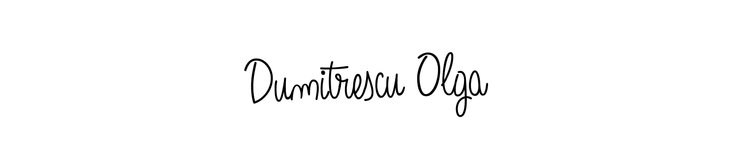 Once you've used our free online signature maker to create your best signature Angelique-Rose-font-FFP style, it's time to enjoy all of the benefits that Dumitrescu Olga name signing documents. Dumitrescu Olga signature style 5 images and pictures png