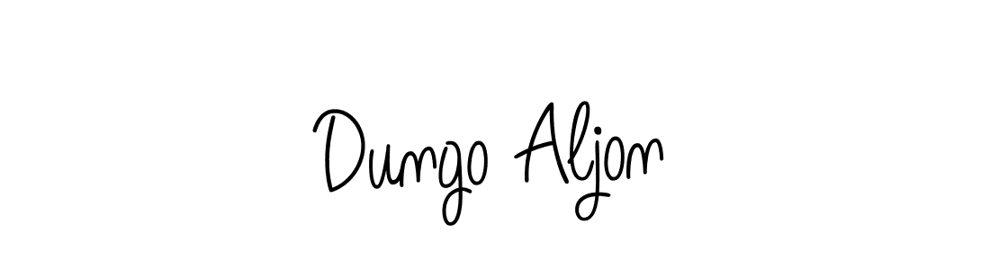 How to Draw Dungo Aljon signature style? Angelique-Rose-font-FFP is a latest design signature styles for name Dungo Aljon. Dungo Aljon signature style 5 images and pictures png