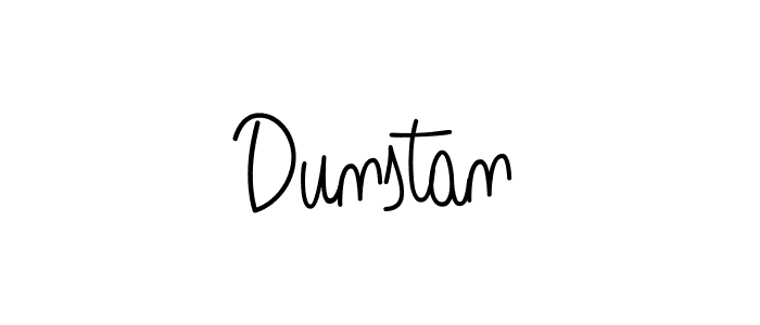 How to make Dunstan name signature. Use Angelique-Rose-font-FFP style for creating short signs online. This is the latest handwritten sign. Dunstan signature style 5 images and pictures png