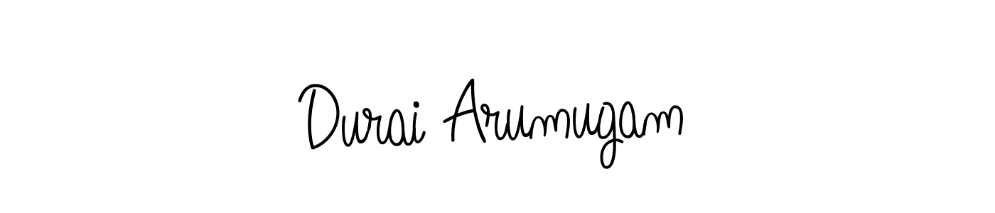 Create a beautiful signature design for name Durai Arumugam. With this signature (Angelique-Rose-font-FFP) fonts, you can make a handwritten signature for free. Durai Arumugam signature style 5 images and pictures png