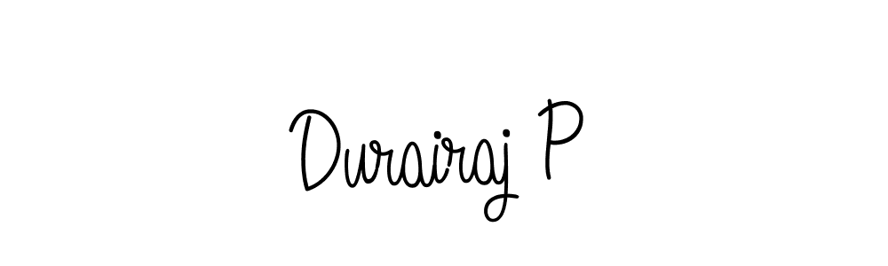 You can use this online signature creator to create a handwritten signature for the name Durairaj P. This is the best online autograph maker. Durairaj P signature style 5 images and pictures png