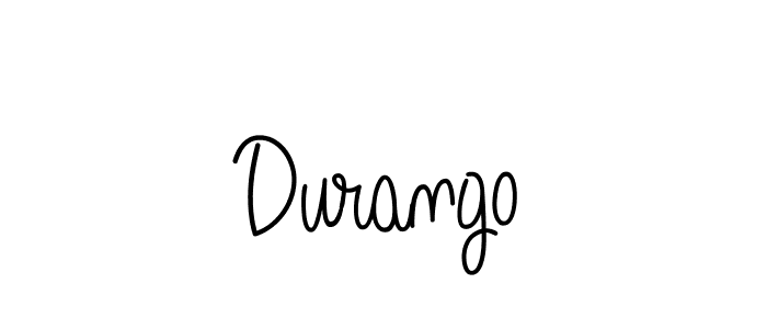 You should practise on your own different ways (Angelique-Rose-font-FFP) to write your name (Durango) in signature. don't let someone else do it for you. Durango signature style 5 images and pictures png