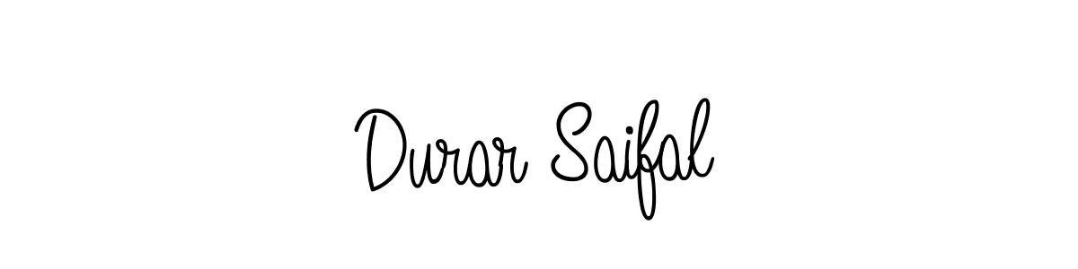 Make a beautiful signature design for name Durar Saifal. Use this online signature maker to create a handwritten signature for free. Durar Saifal signature style 5 images and pictures png