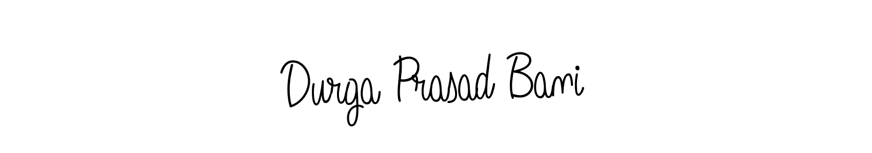 Create a beautiful signature design for name Durga Prasad Bani. With this signature (Angelique-Rose-font-FFP) fonts, you can make a handwritten signature for free. Durga Prasad Bani signature style 5 images and pictures png
