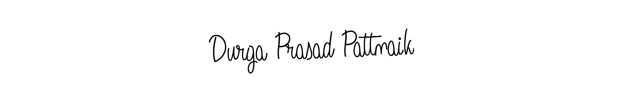 You should practise on your own different ways (Angelique-Rose-font-FFP) to write your name (Durga Prasad Pattnaik) in signature. don't let someone else do it for you. Durga Prasad Pattnaik signature style 5 images and pictures png