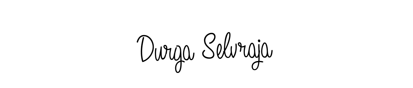 How to make Durga Selvraja name signature. Use Angelique-Rose-font-FFP style for creating short signs online. This is the latest handwritten sign. Durga Selvraja signature style 5 images and pictures png