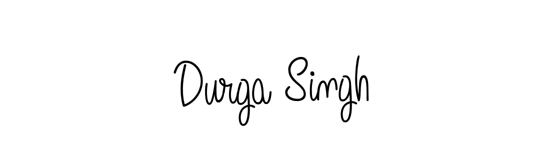 The best way (Angelique-Rose-font-FFP) to make a short signature is to pick only two or three words in your name. The name Durga Singh include a total of six letters. For converting this name. Durga Singh signature style 5 images and pictures png