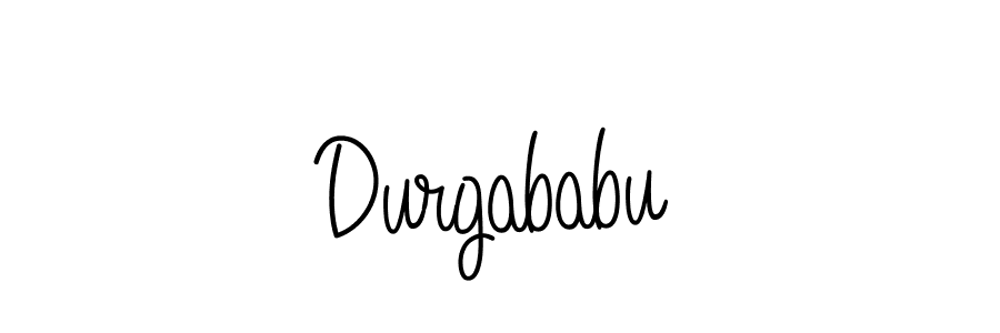 You should practise on your own different ways (Angelique-Rose-font-FFP) to write your name (Durgababu) in signature. don't let someone else do it for you. Durgababu signature style 5 images and pictures png