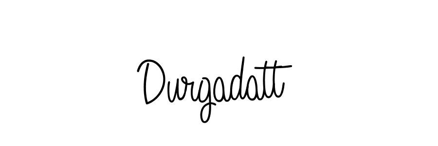 Design your own signature with our free online signature maker. With this signature software, you can create a handwritten (Angelique-Rose-font-FFP) signature for name Durgadatt. Durgadatt signature style 5 images and pictures png