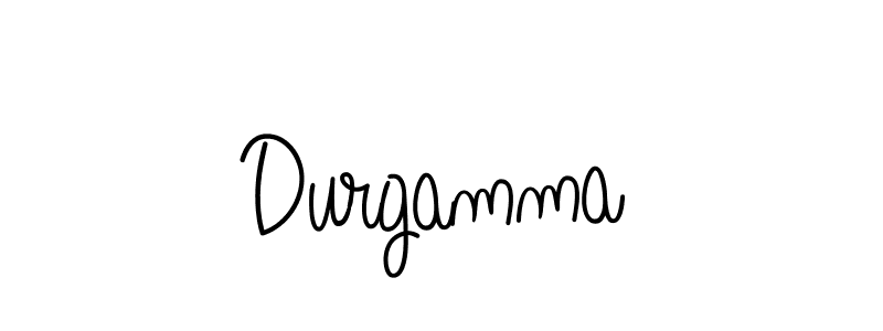 Make a beautiful signature design for name Durgamma. With this signature (Angelique-Rose-font-FFP) style, you can create a handwritten signature for free. Durgamma signature style 5 images and pictures png