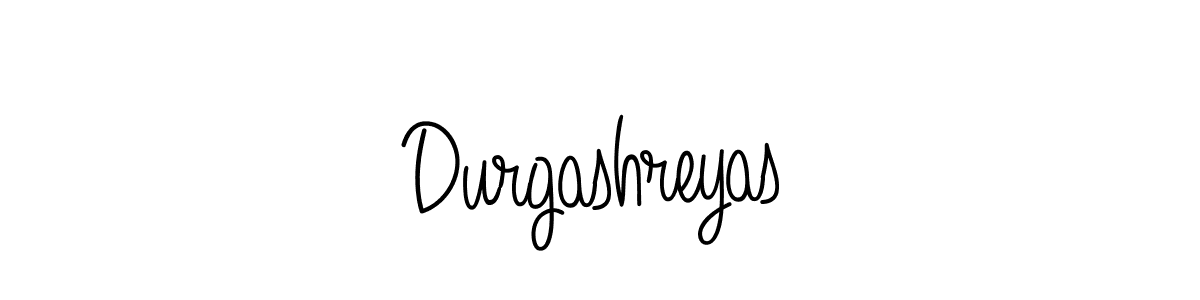 How to make Durgashreyas signature? Angelique-Rose-font-FFP is a professional autograph style. Create handwritten signature for Durgashreyas name. Durgashreyas signature style 5 images and pictures png