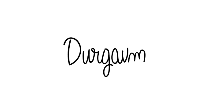 Create a beautiful signature design for name Durgavm. With this signature (Angelique-Rose-font-FFP) fonts, you can make a handwritten signature for free. Durgavm signature style 5 images and pictures png