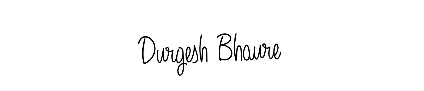 Also we have Durgesh Bhaure name is the best signature style. Create professional handwritten signature collection using Angelique-Rose-font-FFP autograph style. Durgesh Bhaure signature style 5 images and pictures png