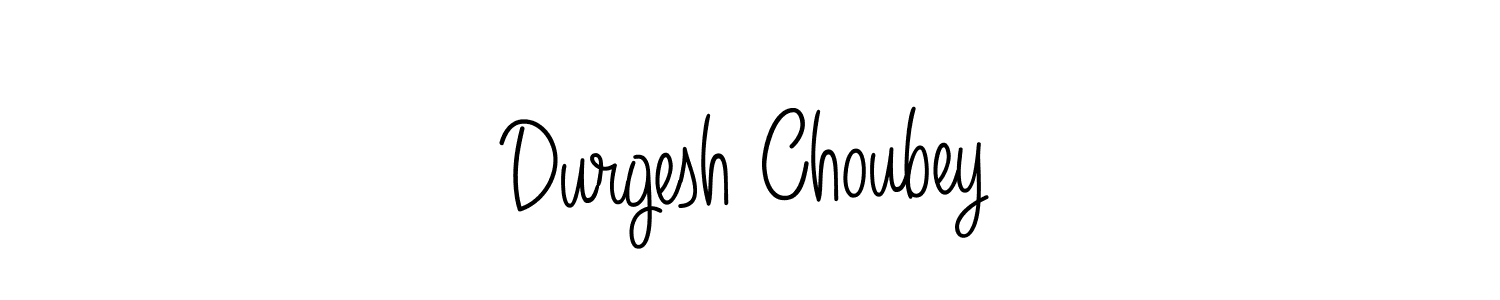 Also we have Durgesh Choubey name is the best signature style. Create professional handwritten signature collection using Angelique-Rose-font-FFP autograph style. Durgesh Choubey signature style 5 images and pictures png