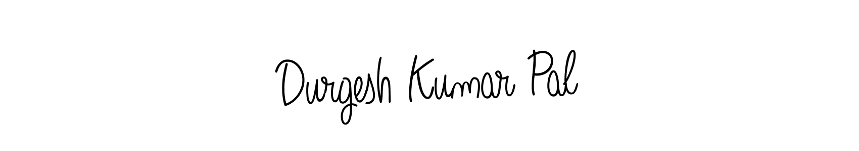 Design your own signature with our free online signature maker. With this signature software, you can create a handwritten (Angelique-Rose-font-FFP) signature for name Durgesh Kumar Pal. Durgesh Kumar Pal signature style 5 images and pictures png