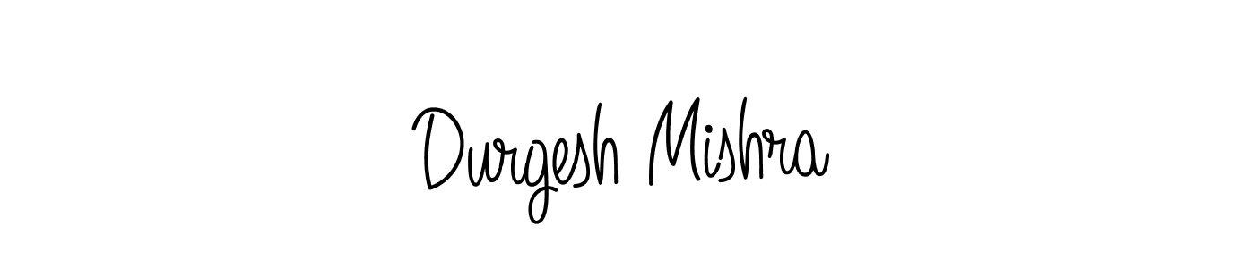 Design your own signature with our free online signature maker. With this signature software, you can create a handwritten (Angelique-Rose-font-FFP) signature for name Durgesh Mishra. Durgesh Mishra signature style 5 images and pictures png