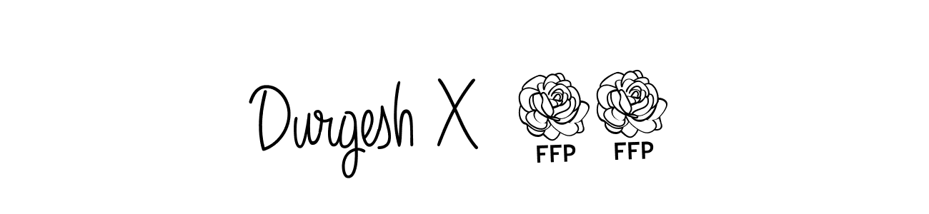 How to make Durgesh X  07 signature? Angelique-Rose-font-FFP is a professional autograph style. Create handwritten signature for Durgesh X  07 name. Durgesh X  07 signature style 5 images and pictures png