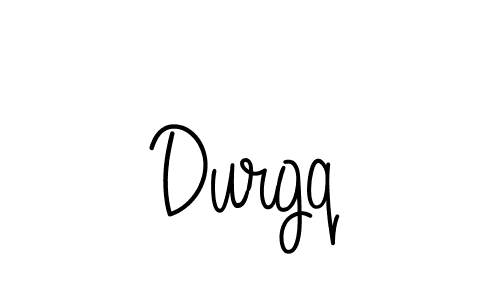 How to make Durgq name signature. Use Angelique-Rose-font-FFP style for creating short signs online. This is the latest handwritten sign. Durgq signature style 5 images and pictures png