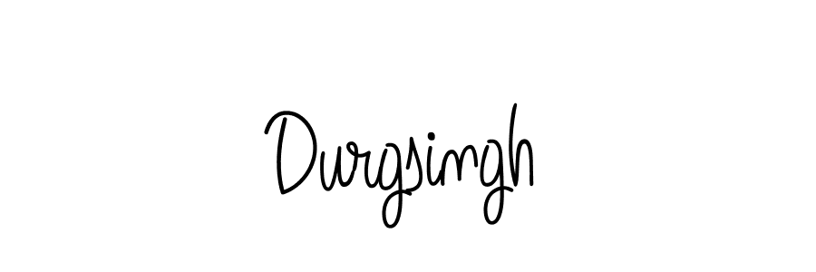 Use a signature maker to create a handwritten signature online. With this signature software, you can design (Angelique-Rose-font-FFP) your own signature for name Durgsingh. Durgsingh signature style 5 images and pictures png