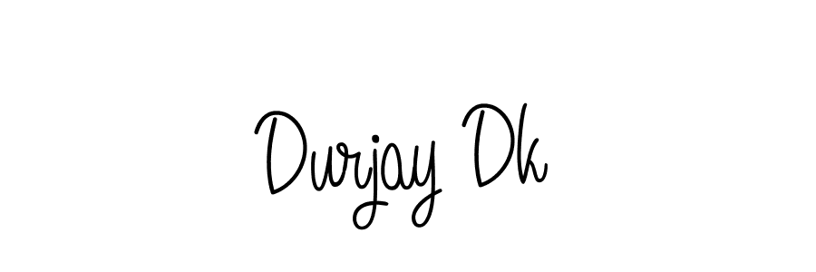 Also You can easily find your signature by using the search form. We will create Durjay Dk name handwritten signature images for you free of cost using Angelique-Rose-font-FFP sign style. Durjay Dk signature style 5 images and pictures png