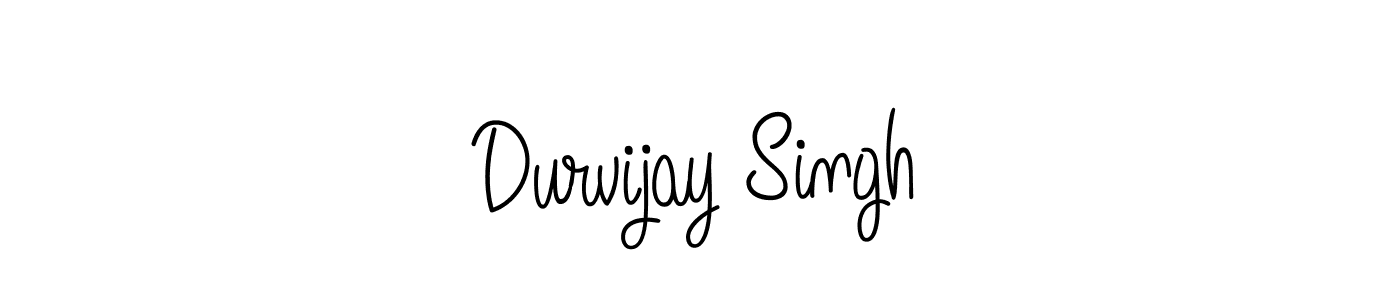 Durvijay Singh stylish signature style. Best Handwritten Sign (Angelique-Rose-font-FFP) for my name. Handwritten Signature Collection Ideas for my name Durvijay Singh. Durvijay Singh signature style 5 images and pictures png