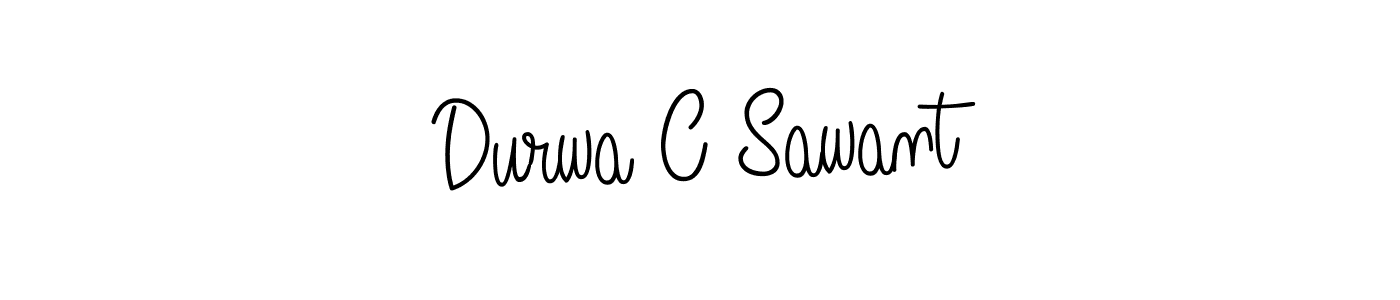 You can use this online signature creator to create a handwritten signature for the name Durwa C Sawant. This is the best online autograph maker. Durwa C Sawant signature style 5 images and pictures png