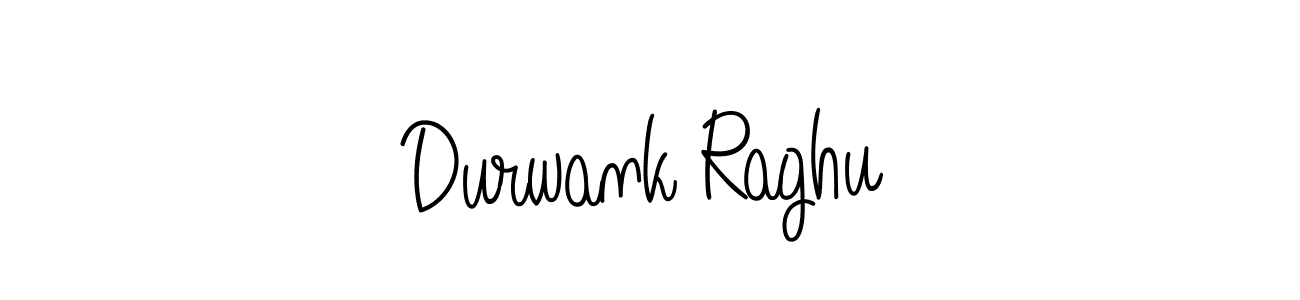 How to Draw Durwank Raghu signature style? Angelique-Rose-font-FFP is a latest design signature styles for name Durwank Raghu. Durwank Raghu signature style 5 images and pictures png