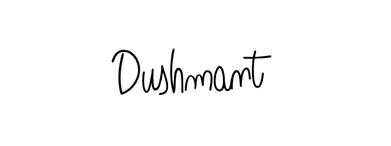 Make a beautiful signature design for name Dushmant. Use this online signature maker to create a handwritten signature for free. Dushmant signature style 5 images and pictures png