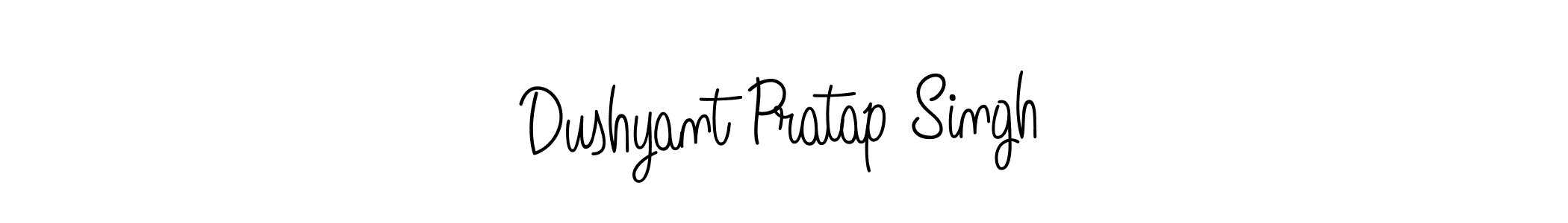 Design your own signature with our free online signature maker. With this signature software, you can create a handwritten (Angelique-Rose-font-FFP) signature for name Dushyant Pratap Singh. Dushyant Pratap Singh signature style 5 images and pictures png