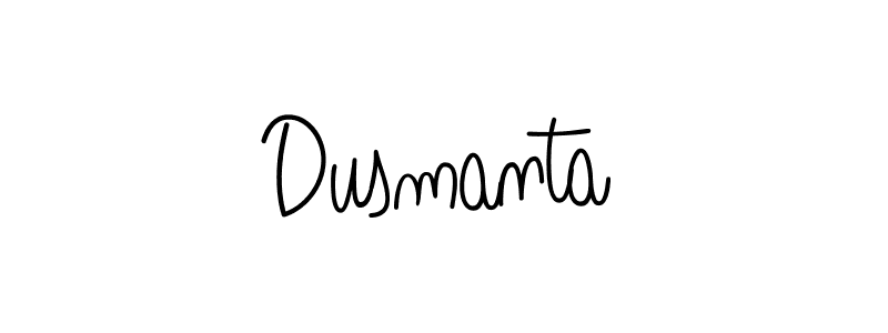 How to Draw Dusmanta signature style? Angelique-Rose-font-FFP is a latest design signature styles for name Dusmanta. Dusmanta signature style 5 images and pictures png