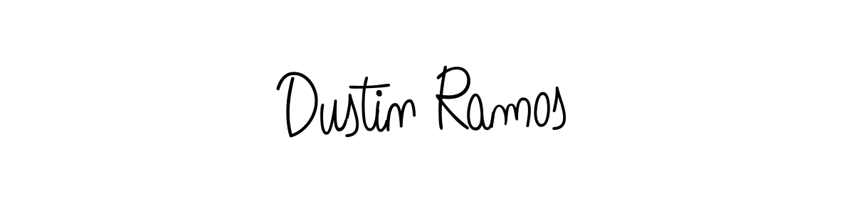 Use a signature maker to create a handwritten signature online. With this signature software, you can design (Angelique-Rose-font-FFP) your own signature for name Dustin Ramos. Dustin Ramos signature style 5 images and pictures png
