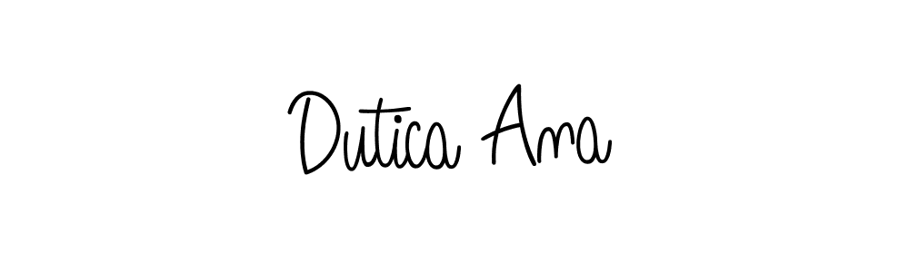 Make a short Dutica Ana signature style. Manage your documents anywhere anytime using Angelique-Rose-font-FFP. Create and add eSignatures, submit forms, share and send files easily. Dutica Ana signature style 5 images and pictures png